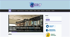 Desktop Screenshot of crb8.org.br