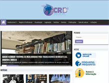 Tablet Screenshot of crb8.org.br